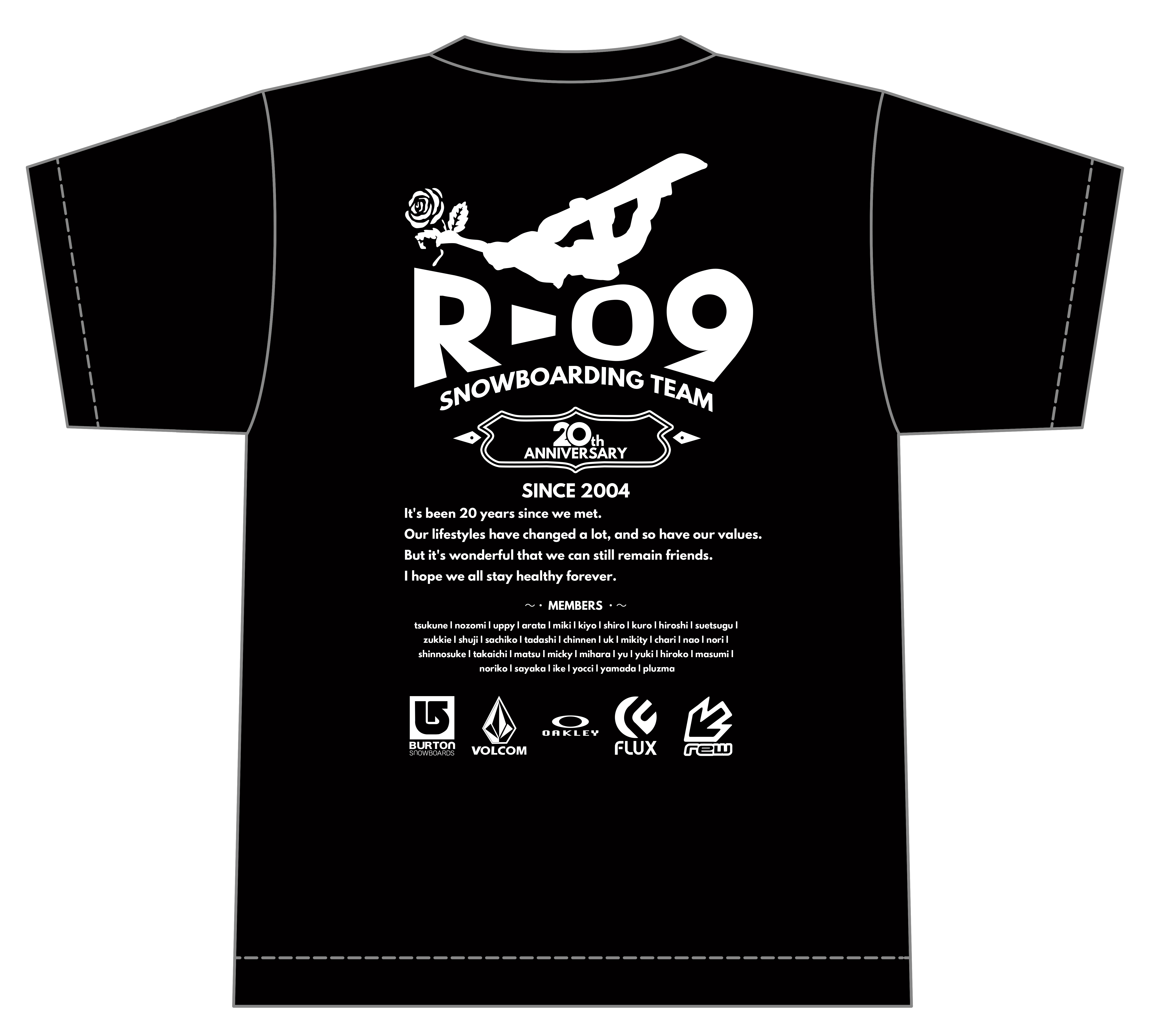 R-09 20周年記念Tシャツ